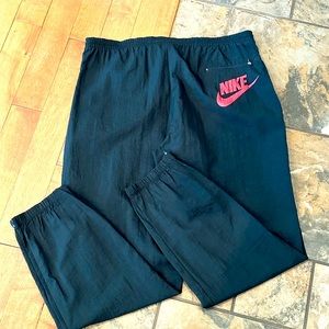 Vintage 80s 90s Nike Track Windbreaker Pants Size Large